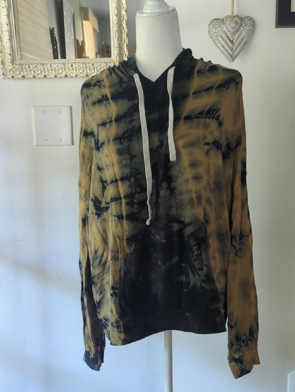 Electric & Rose Tie Dye Pullover Hoodie